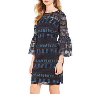 New Trina Turk Dreamland Crochet Lace Shift Dress